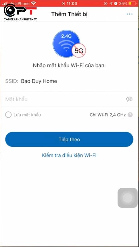 Hướng dẫn cài đặt ứng dụng, cài đặt camera kbone vào ứng dụng - 2306