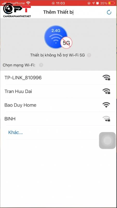 Hướng dẫn cài đặt ứng dụng, cài đặt camera kbone vào ứng dụng - 2310