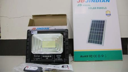 Đèn pha năng lượng mặt trời 60w chính hãng JD JINDIAN JD 8860L - 3056