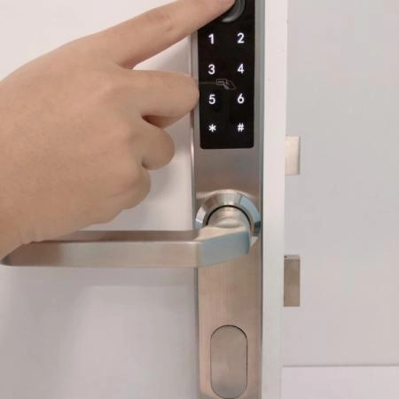 Khóa vân tay cửa nhôm kính HOMEKIT AB-16E - 3778