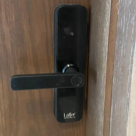 Cửa vân tay mở khóa từ xa qua app LAFFER LX08 chuyên dụng cho cửa gỗ - 3885