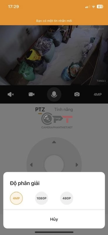 Camera imou bị mờ làm cách nào để sửa - 5663