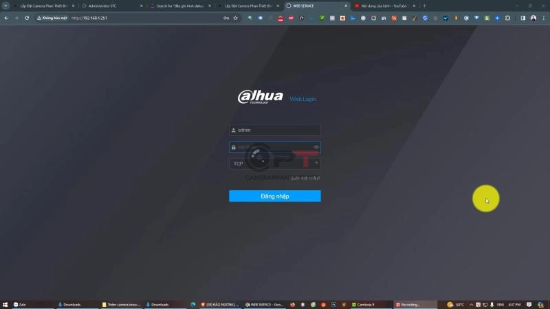 Add camera ip từ xa vào đầu ghi dahua bằng tên miền - 5746