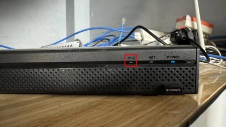 Đầu ghi hình dahua bị lỗi ổ cứng (HDD), hoặc không có ổ cứng