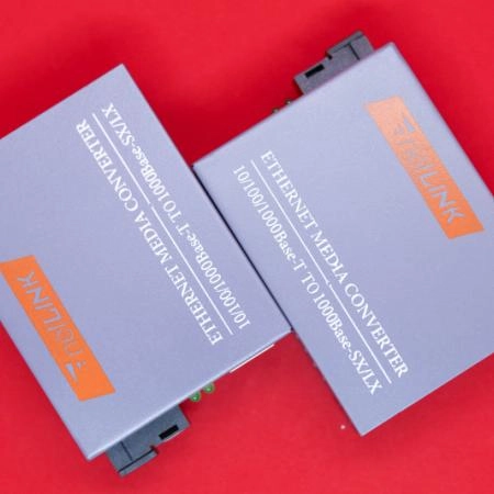 Converter quang single mode NETLINK HTB-GS03 10/100/1000  1 Sợi - 5825