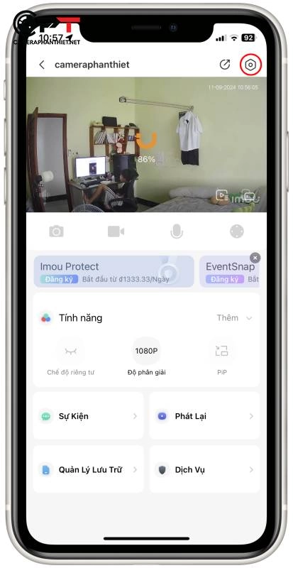 Hướng dẫn khởi động lại camera imou - 6323