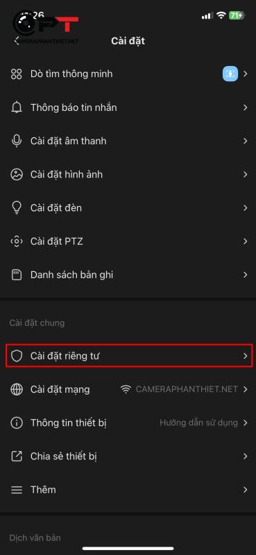 Đổi mật khẩu camera ezviz - 6395