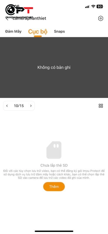 Camera imou không có bản ghi - 6417