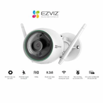 Camera thân wifi tích hợp AI CS-C3N-A0-3H2WFRL(C3N 1080P) Độ Phân giải Full HD 1920×1080 ảnh 