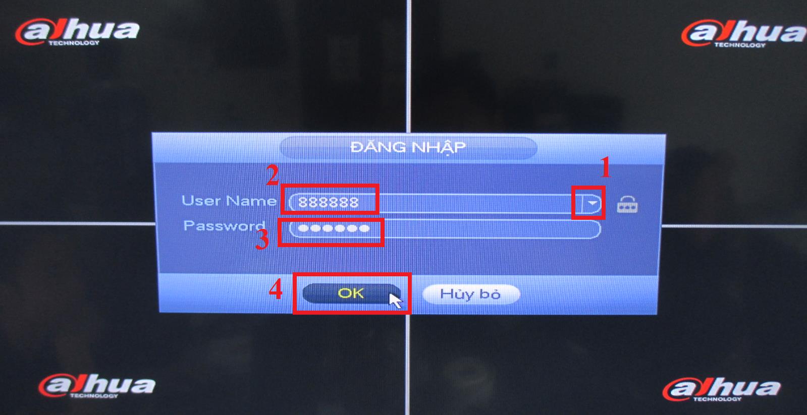 Hướng Dẫn Cách Tạo Thêm Tài Khoản Với Quyền Admin Trên Đầu Ghi Dahua
