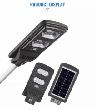 Đèn đường năng lượng mặt trời 60W ảnh 