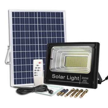 Đèn pha năng lượng mặt trời, tấm pin rời LED SOLAR 200w ảnh 
