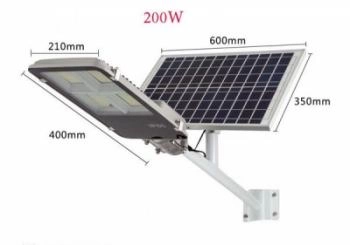 Ảnh sản phẩm Đèn đường năng lượng mặt trời - tấm pin rời LED SOLAR6V - 200W - hình 1