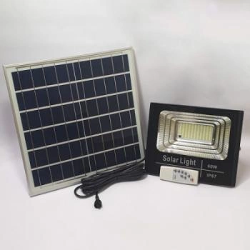 Đèn pha năng lượng mặt trời, tấm pin rời LED SOLAR 60W (NHỎ) ảnh 