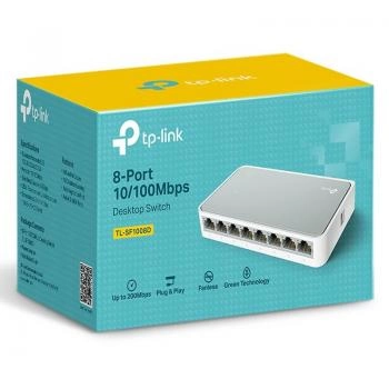 ảnh sản phẩm TP-Link TL-SF1008D - Bộ Chia Tín Hiệu Để Bàn 8 cổng 10/100Mbps - Hàng Chính Hãng ảnh 0