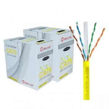 ảnh sản phẩm CÁP MẠNG GOLDEN LINK - 4 pair UTP Cat6  vàng  ảnh 0