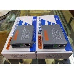 Thiết bị chuyển đổi quang điện 1 sợi A B 10-100 converter Netlink HTB-1100S. BH 12 tháng