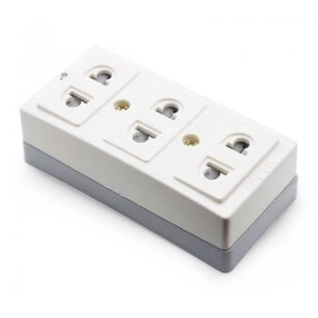 Ổ cấm điện 3 lỗ cao cấp - Kết nối camera với nguồn điện và đầu thu ảnh 