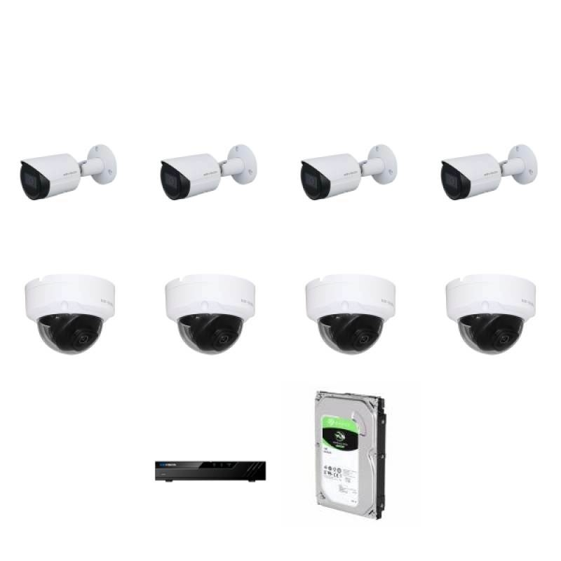 Trọn bộ camera KBVISION full hd (1920x1080) chuyện dụng cho tiệm cầm đồ - Gói Căn Bản