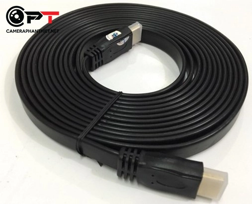 Ảnh sản phẩm Dây cáp HDMI 5m dây dẹt chuyên dụng camera - hình 1