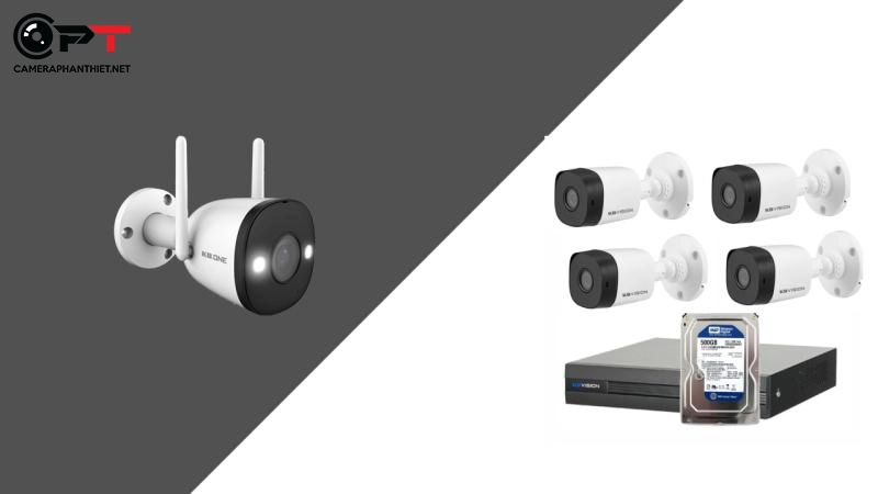 Nên lắp camera wifi không dây hay lắp camera có đầu ghi hình ?