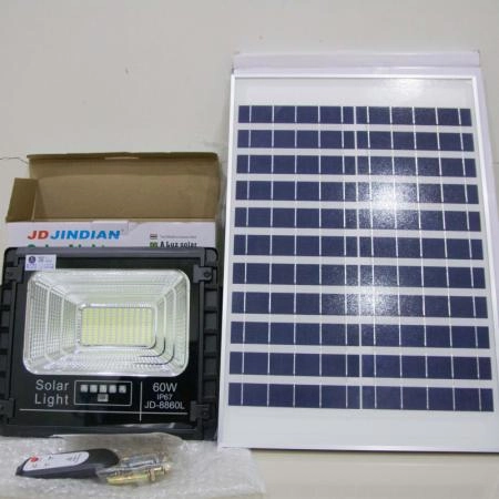 Đèn pha năng lượng mặt trời 60w chính hãng JD JINDIAN JD 8860L ảnh 