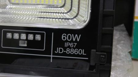 Đèn pha năng lượng mặt trời 60w chính hãng JD JINDIAN JD 8860L - 3058