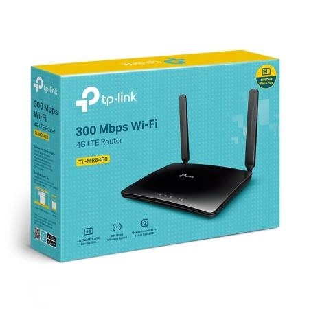 Bộ Phát Wifi 4G LTE TP-Link TL-MR6400 - 4 cổng LAN - Hàng Chính Hãng ảnh 