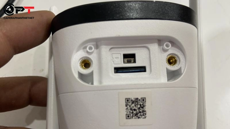 hướng dẫn lắp thẻ nhớ vào camera kbone b21, imou F22 camera ngoài trời - thân - 3126