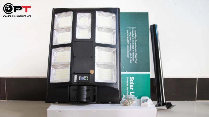 JD 5100 800w Đèn Đường Năng Lượng Mặt Trời Chính Hãng JINDIAN - Đèn bàn chải, liền thể - 3153