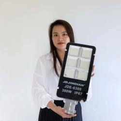 JD 6300 NEWS đèn năng lượng mặt trời 300w, đèn đường chính hãng JINDIAN (JD)
