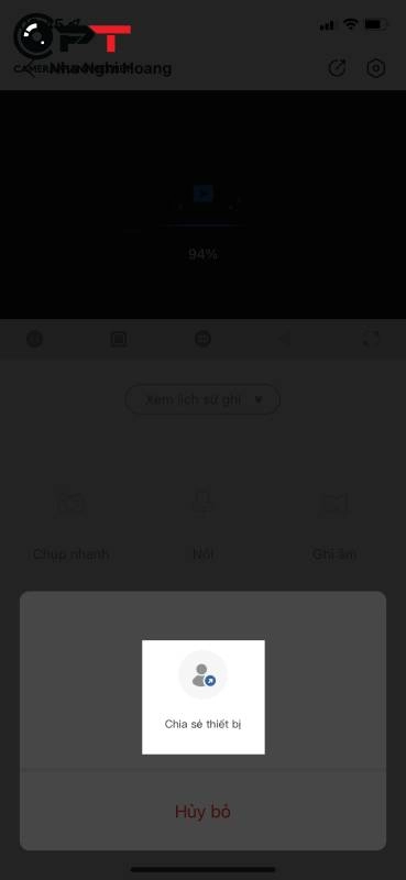 Hướng dẫn cách chia sẽ thiết camera imou, kbone - 3165