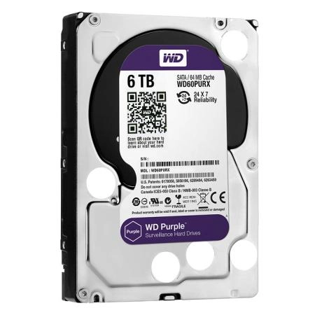 ảnh sản phẩm Ổ Cứng HDD Western Digital Purple 6TB 128MB Cache 3.5 Inch SATAIII ảnh 0