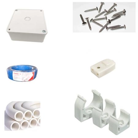 vật tư phụ để thi công camera wifi ảnh 