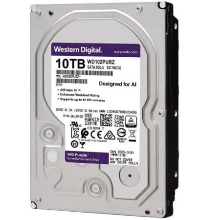WD102PURZ - Ổ Cứng Western Digital Purple 10TB 256MB Cache ảnh 