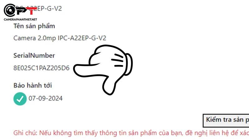 Cách kiểm tra bảo hành camera imou - 3519