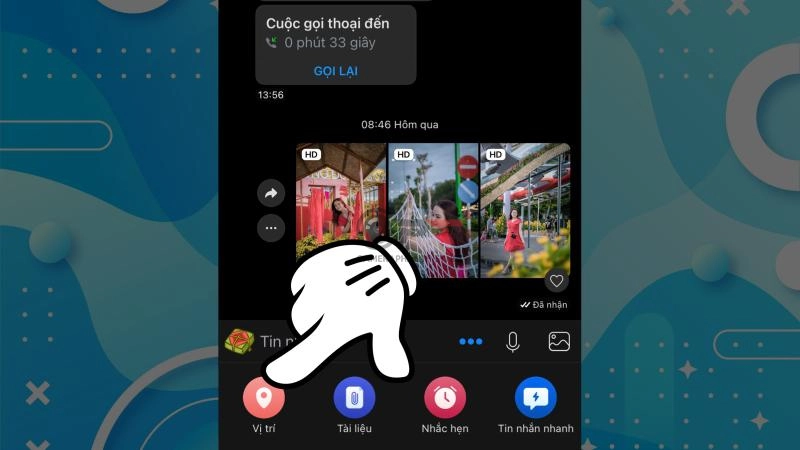 Làm sao để gởi định vị, vị trí trong zalo - 3632