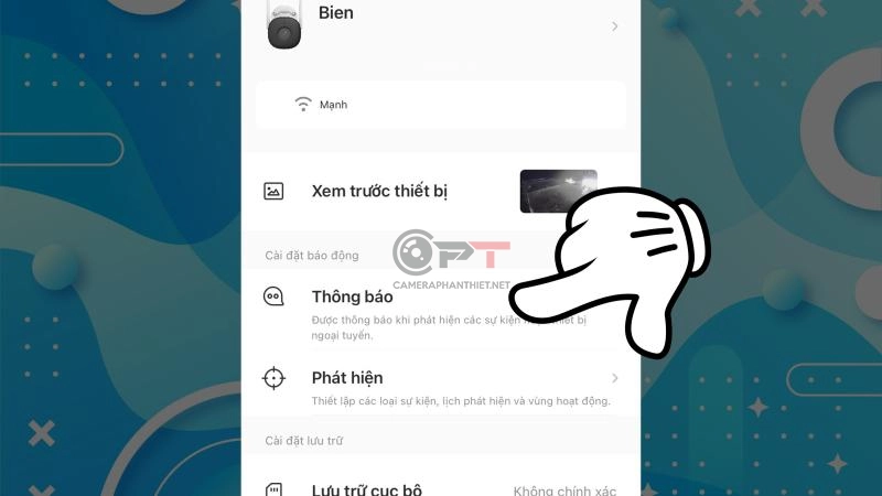 Tắt thông báo camera imou, tắt cảnh báo từ ứng dụng imou - 3644