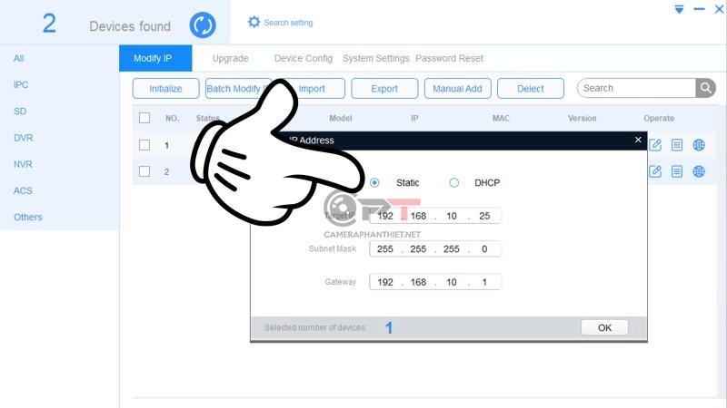 Cách đặt ip tĩnh cho camera imou - 3697