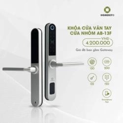 Khóa vân tay cửa nhôm HOMEKIT AB-13F