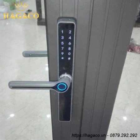 Ảnh sản phẩm Khóa vân tay, thẻ từ dành cho cửa lùa Kassler KL-599 Black - hình 4