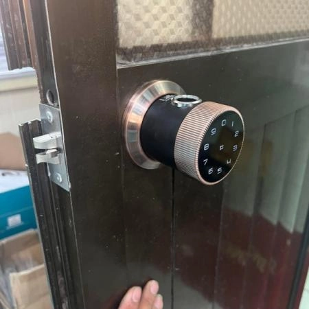 Ảnh sản phẩm Khóa tròn vân tay LAFFER B12 sử dụng hầu hết cho các loại cửa hiện nay - hình 7