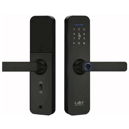 Cửa vân tay mở khóa từ xa qua app LAFFER LX08 chuyên dụng cho cửa gỗ ảnh 