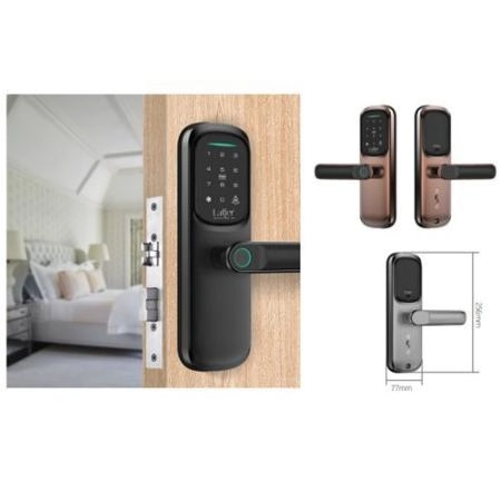 Ảnh sản phẩm Khóa vân tay LAFFER LX02 chuyên cho cửa gỗ, cửa phòng 5 tính năng mở khóa - hình 1