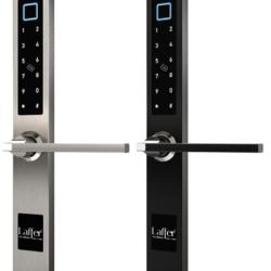 Khoá vân tay Laffer XF18 cửa nhôm, cửa đố nhỏ mở khóa qua thẻ từ, vân tay, qua app