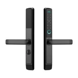 Khoá Vân Tay Cửa Nhôm LAFFER RF21, Mở cửa qua app, thẻ từ, vân tay