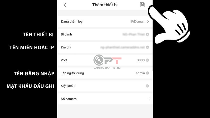 Xem camera Hikvision bằng tên miền trên ứng dụng Hik-Connect chế độ Domain