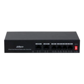 Switch Dahua 4 port POE 10/100 DH-PFS3006-4ET-36 ảnh 