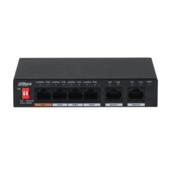 Switch Dahua 4 Port POE 10/100 Mbps DH-PFS3006-4ET-60