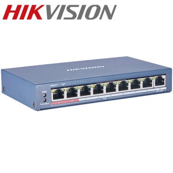 Switch Hikvision 8 cổng POE, 1 uplink 10/100 Mbps DS-3E0109P-E(C) ảnh 